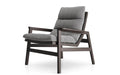 Modloft Lounge Chair Fulton Lounge Chair in Mixed Marble Fabric