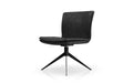 Modloft Office Chair Aged Onyx Leather Duane Leather Swivel Desk Chair - Available in 2 Colours