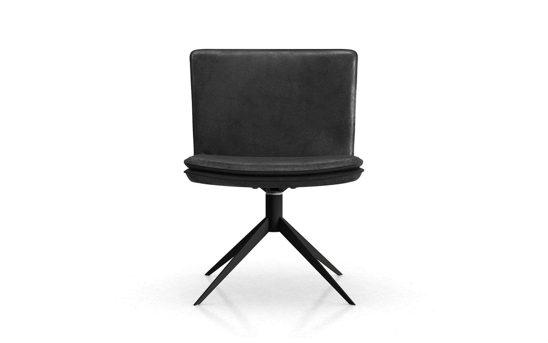Modloft Office Chair Duane Leather Swivel Desk Chair - Available in 2 Colours