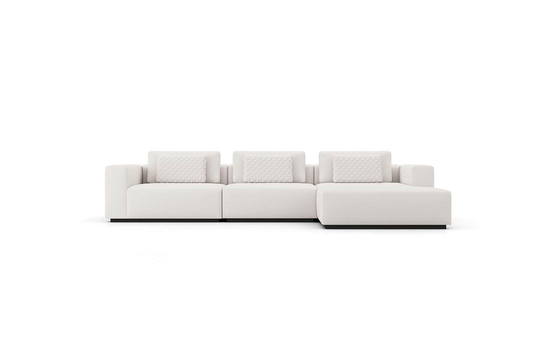 Modloft Sectional Chalk Fabric / Right Facing Chaise Spruce Modular Sectional Sofa with Right Facing Chaise - Available in 2 Configurations