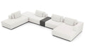 Modloft Sectional Spruce Modular U-Shaped Sectional Sofa with Armrest - Available in 2 Configurations
