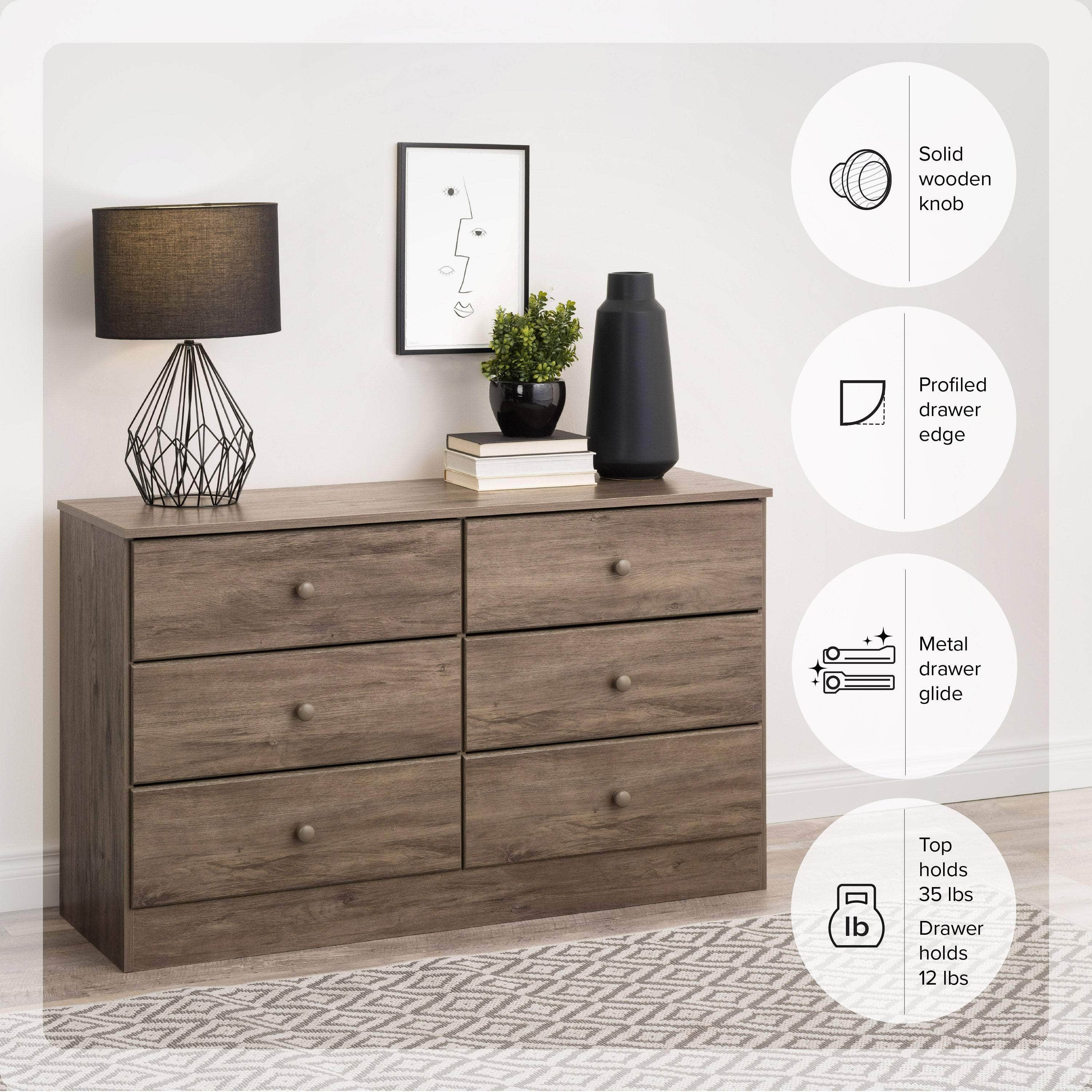 Modubox Astrid 6-Drawer Dresser — Wholesale Furniture Brokers Canada