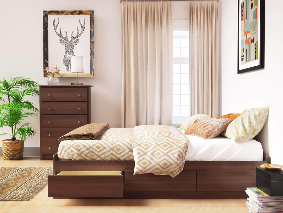 Mate’s Platform Storage Bed with 6 Drawers - Multiple Options Available