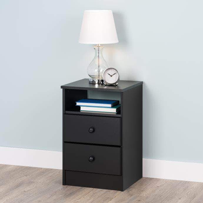 Astrid 2-Drawer Nightstand - Available in 4 Colours