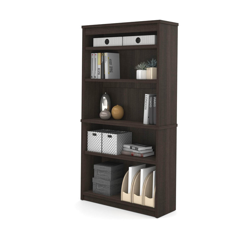 Modubox Bookcase Dark Chocolate Uptown II Bookcase - Available in 8 Colours