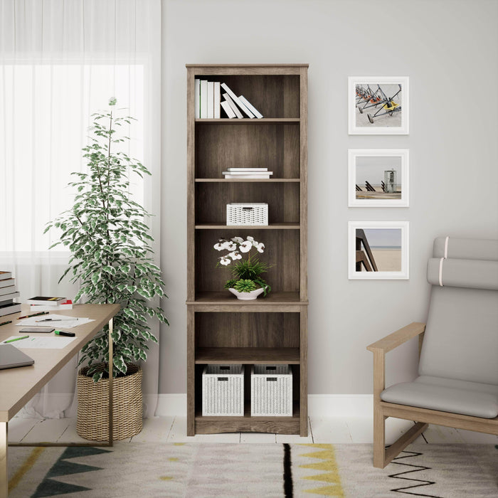 Modubox Bookcase Drifted Grey Tall Bookcase - Multiple Options Available