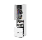 Modubox Bookcase Lumina Storage Unit with 2 Drawers - Available in 2 Colours