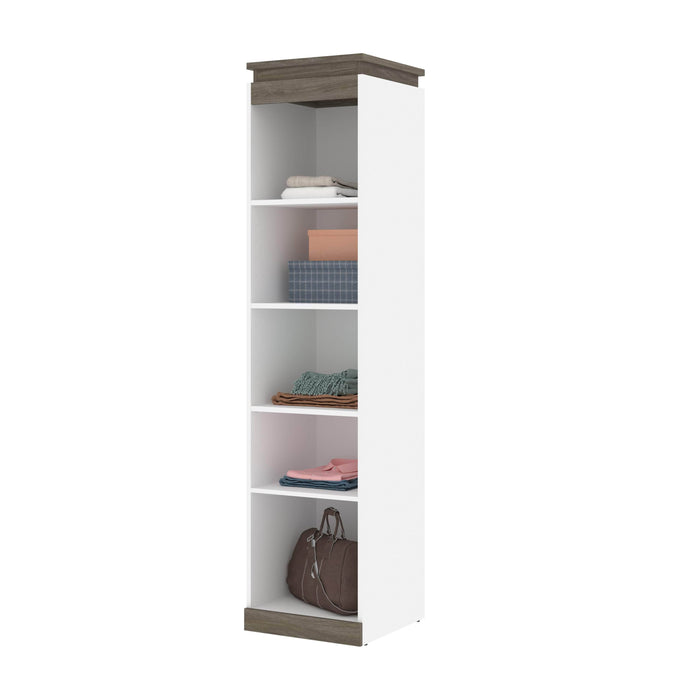 Modubox Bookcase Orion 20"W Narrow Shelving Unit - Available in 2 Colours