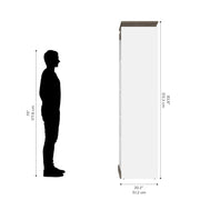 Modubox Bookcase Orion 20"W Narrow Shelving Unit - Available in 2 Colours