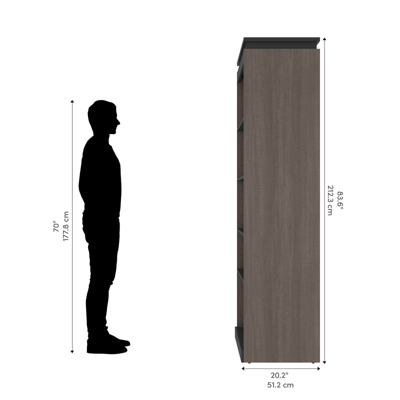 Modubox Bookcase Orion 30"W Shelving Unit - Available in 2 Colours