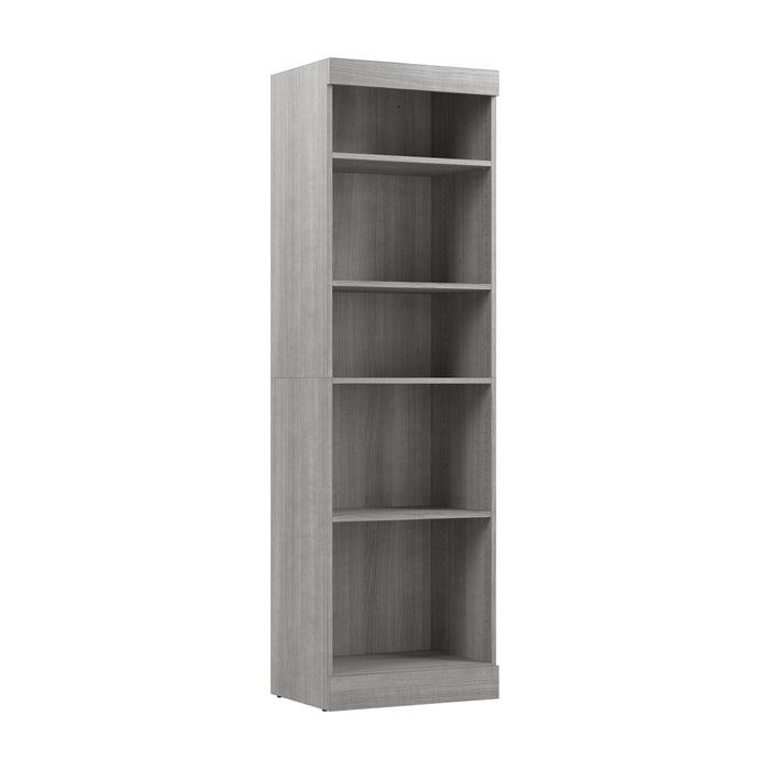 Modubox Bookcase Platinum Gray Pur 25“ Storage Unit - Available in 5 Colours