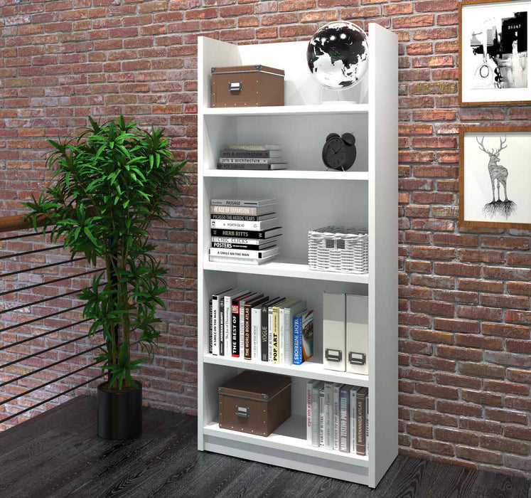 Modubox Bookcase Pro-Linea Standard 5 Shelf Bookcase - Available in 2 Colours