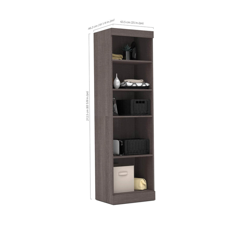 Modubox Bookcase Pur 25“ Storage Unit - Available in 4 Colours