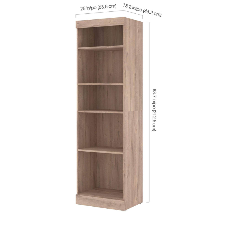 Modubox Bookcase Pur 25“ Storage Unit - Available in 4 Colours