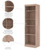 Modubox Bookcase Pur 25“ Storage Unit - Available in 4 Colours