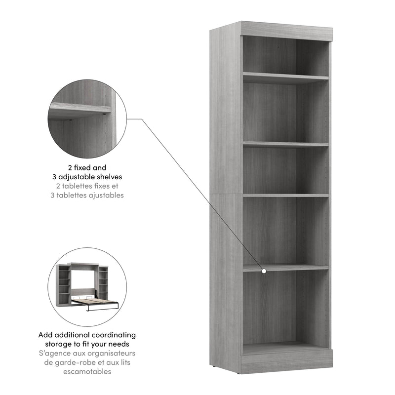Modubox Bookcase Pur 25“ Storage Unit - Available in 5 Colours