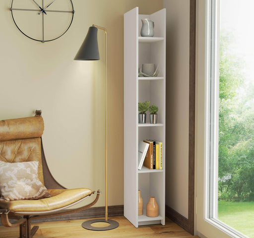 Modubox Bookcase Small Space 10“ Narrow Shelving Unit - Available in 2 Colours