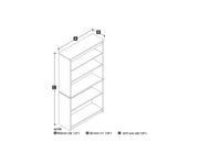 Modubox Bookcase Uptown II Bookcase - Available in 8 Colours