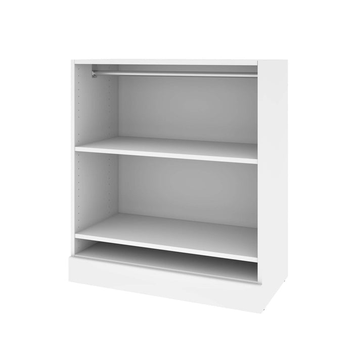 Modubox Bookcase White Versatile Low Storage Unit With Rod - Available in 2 Colours