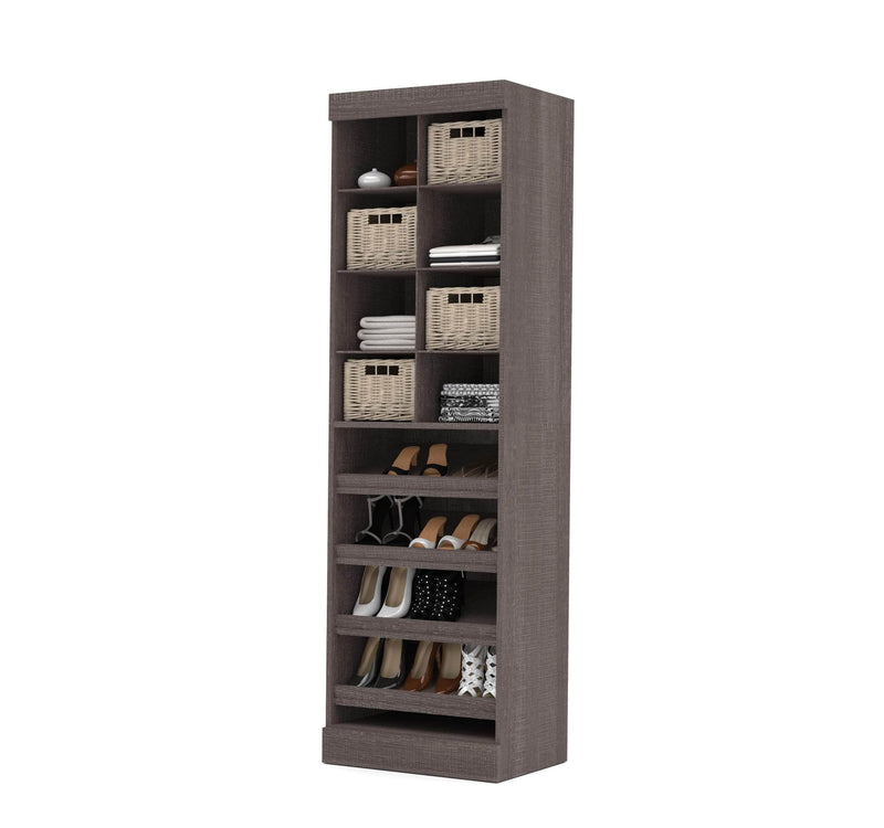 Modubox Closet Organizer Bark Grey Pur 25“ Closet Organizer - Available in 3 Colours