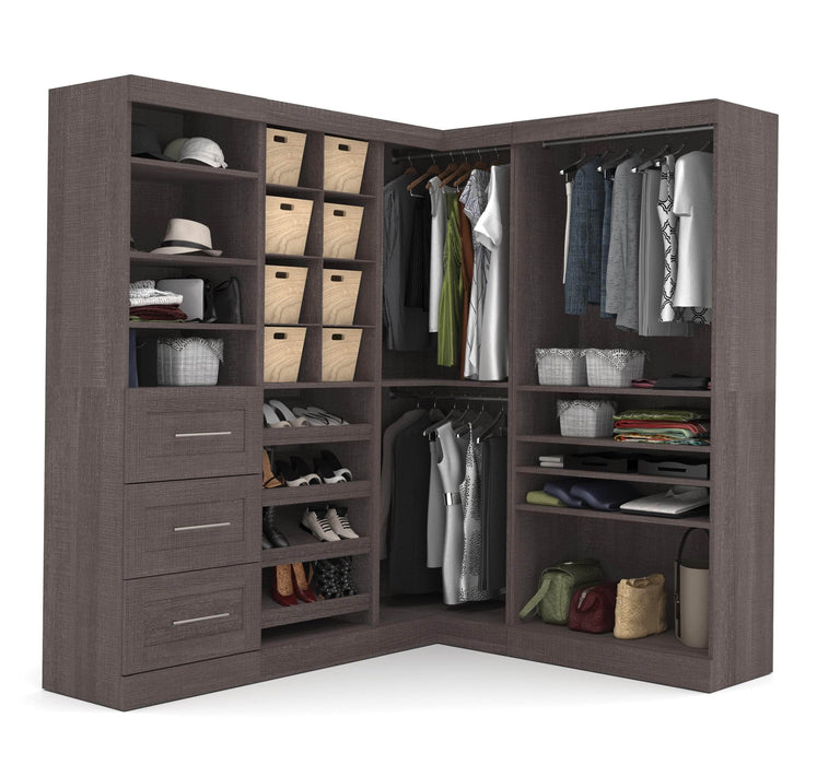 Modubox Closet Organizer Bark Grey Pur 83W Walk-In Closet Organizer - Available in 2 Colours