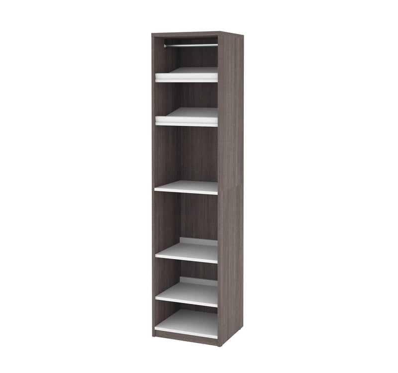 Modubox Closet Organizer Bark Grey & White Cielo 19.5” Closet Organizer - Available in 2 Colours