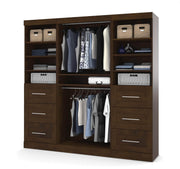 Modubox Closet Organizer Chocolate Pur 86“ Closet Organizer - Available in 3 Colours