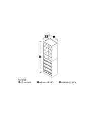 Modubox Closet Organizer Pur 25“ Closet Organizer - Available in 3 Colours