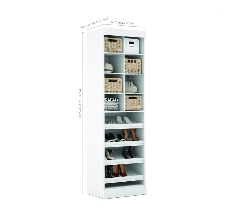 Modubox Closet Organizer Pur 25“ Closet Organizer - Available in 3 Colours