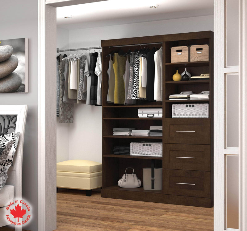 Modubox Closet Organizer Pur 61W Closet Organizer - Available in 3 Colours