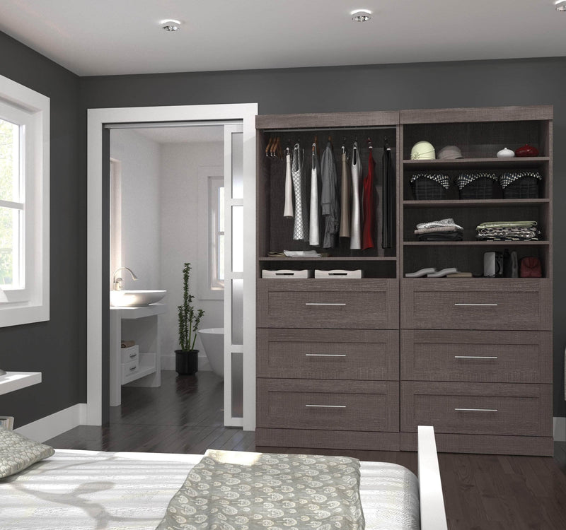 Modubox Closet Organizer Pur 72” Closet Organizer - Available in 4 Colours