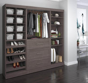 Modubox Closet Organizer Pur 86“ Closet Organizer with Storage Cubbies - Available in 3 Colours