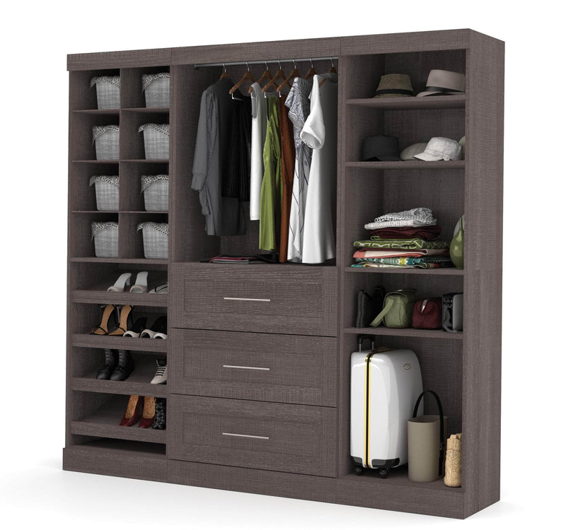 Modubox Closet Organizer Pur 86“ Closet Organizer with Storage Cubbies - Available in 3 Colours