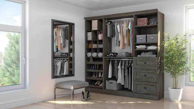 Modubox Closet Organizer Versatile 86“ Closet Organizer - Available in 2 Colours