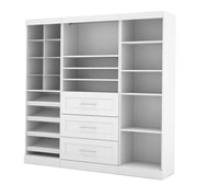 Modubox Closet Organizer White Pur 86“ Closet Organizer with Storage Cubbies - Available in 3 Colours