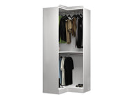 Modubox Closet Organizer White Versatile 36” Corner Closet Organizer - Available in 2 Colours