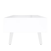 Modubox Coffee Table Adara 48W Coffee Table in UV White and Mountain Ash Grey
