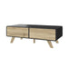 Modubox Coffee Table Black UV & Sandy Brown Oak Alhena 48W Coffee Table - Available in 2 Colours