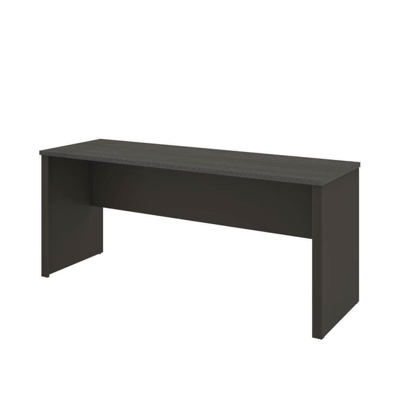 Modubox Computer Desk Bark Grey & Slate Prestige+ Narrow Desk Shell - Available in 3 Colours