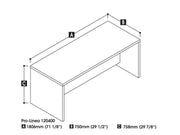 Modubox Computer Desk i3 Plus Desk Shell - Available in 2 Colours