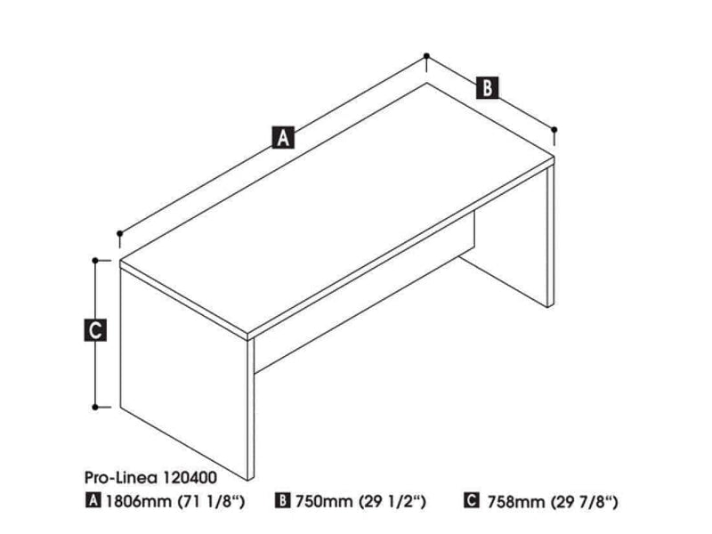 Modubox Computer Desk i3 Plus Desk Shell - Available in 2 Colours