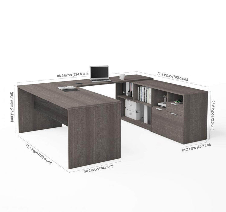 Modubox Computer Desk i3 Plus U or L-Shaped Desk - Available in 3 Colours