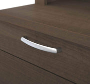 Modubox Computer Desk Logan U-Shaped Desk with Hutch, Lateral File Cabinet, and Bookcase