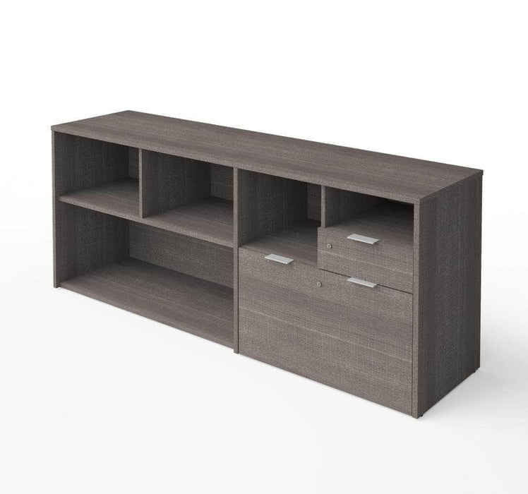 Modubox Credenza Bark Grey i3 Plus Credenza with Two Drawers - Available in 3 Colours