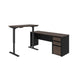 Modubox Desk Antigua & Black Connexion 2-Piece Set Including a Standing Desk and a Desk - Available in 3 Colours