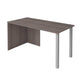 Modubox Desk Bark Grey i3 Plus Table Desk with Two Metal Legs - Bark Grey