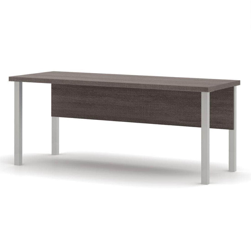 Modubox Desk Bark Grey Pro-Linea Table Desk with Square Metal Legs - Available in 2 Colours