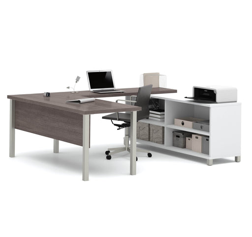 Modubox Desk Bark Grey Pro-Linea U-Shaped Executive Desk - Bark Grey