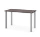 Modubox Desk Bark Grey Universel 24“ x 48“ Table Desk with Square Metal Legs - Available in 10 Colours