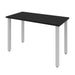 Modubox Desk Black Universel 24“ x 48“ Table Desk with Square Metal Legs - Available in 10 Colours